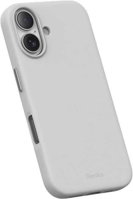 Benks Magnetic Vita Pro silikoninis dėklas skirtas Apple iPhone 16 pilkos spalvos