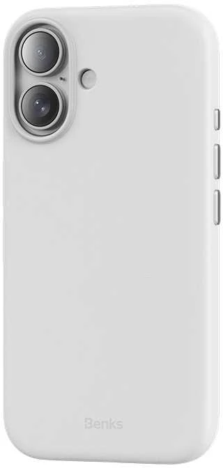 Benks Magnetic Vita Pro silikoninis dėklas skirtas Apple iPhone 16 pilkos spalvos