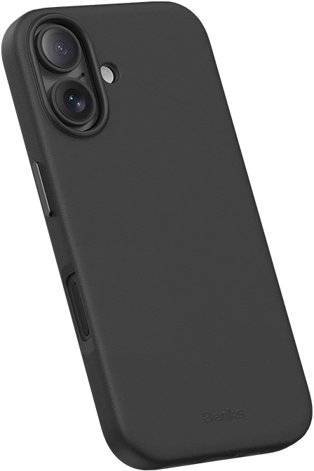 Benks Magnetic Vita Pro Silicone dėklas skirtas Apple iPhone 16 Plus juodos spalvos