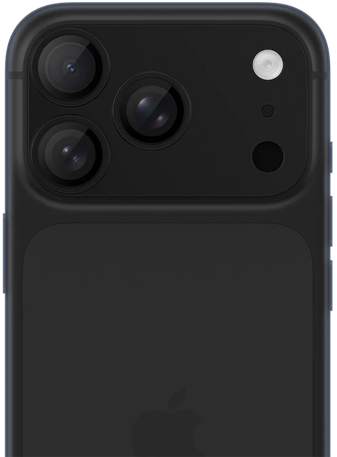 Benks OmniWarrior metalinis integruotas objektyvo apsauginis stikliukas (C.M.SX.AP.BK.R070), skirtas iPhone 18 Pro (AR/juodas)