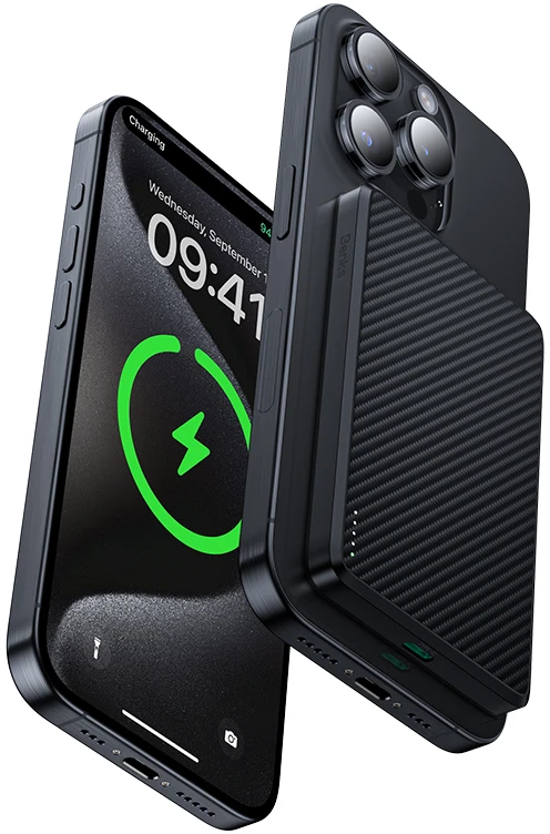 Oem Benks Power bank 5000mAh MP15 ArmorGo – Type C – magnetic with induction charging juodas