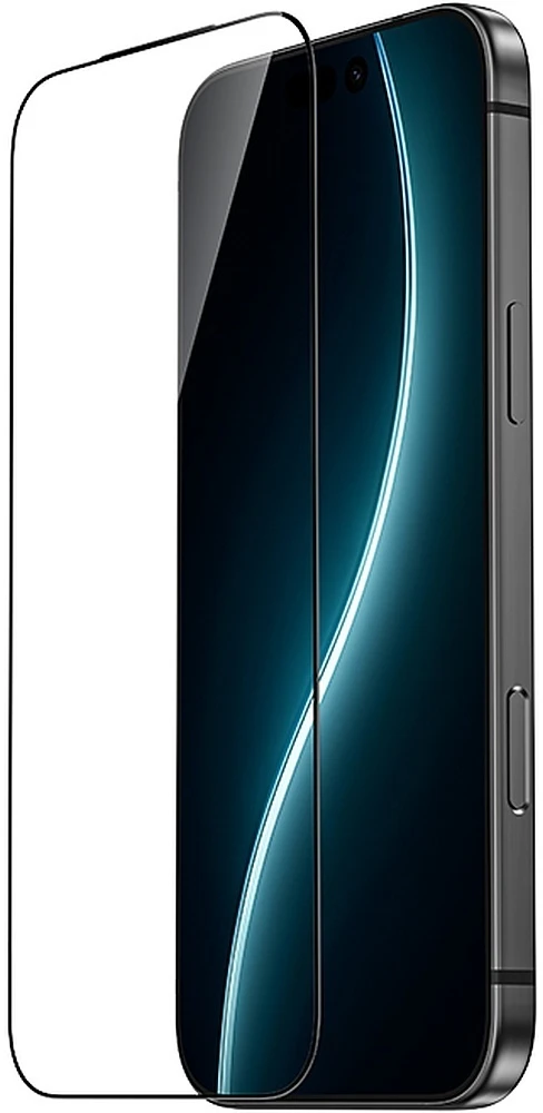 Benks Grūdintas stiklas Glass Warrior Sapphire Coating (C.M.MZ.AP.BK.D072) skirtas iPhone 18 Pro/17 Pro juodos spalvos