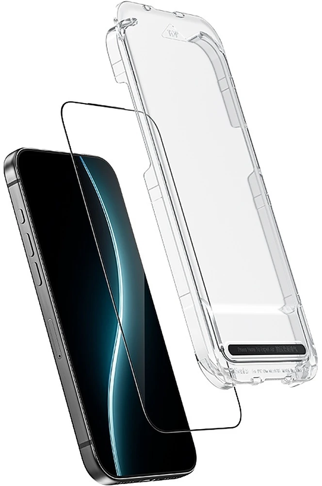 Benks Grūdintas stiklas Glass Warrior Sapphire Coating (C.M.MZ.AP.BK.D072) skirtas iPhone 18 Pro/17 Pro juodos spalvos