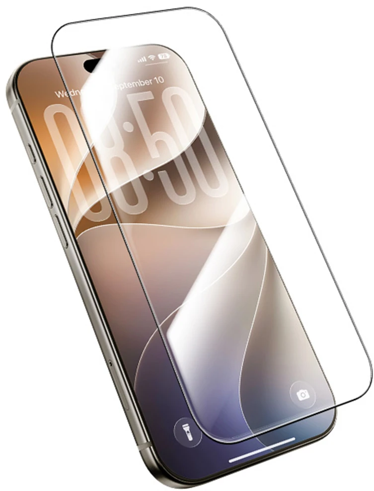 Benks grūdintas stiklas Ultra Shield HD (C.M.ML.AP.BK.L072) skirtas iPhone 18 Pro/17 Pro juodos spalvos