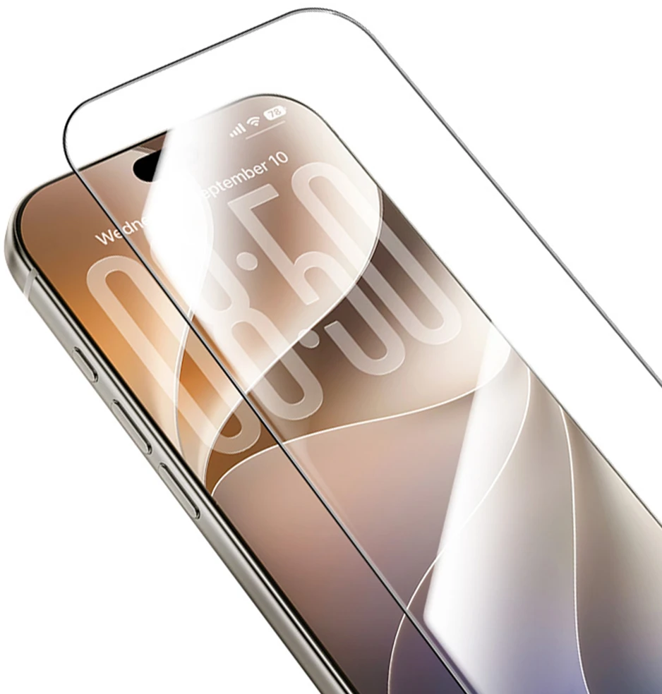 Benks grūdintas stiklas Ultra Shield HD (C.M.ML.AP.BK.L073) skirtas iPhone 18 Pro Max/17 Pro Max juodos spalvos
