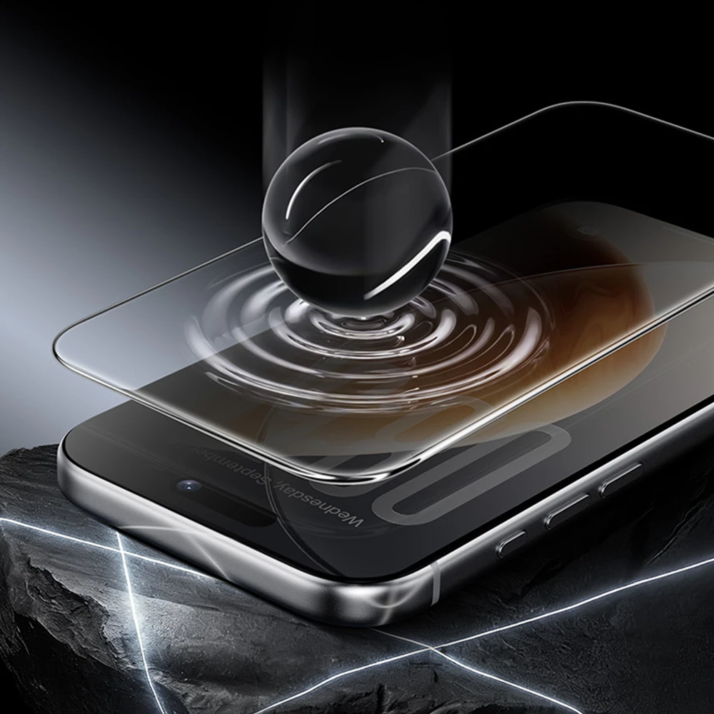Benks grūdintas stiklas OmniWarrior Anti-Drop Eye-Friendly (C.M.MD.AP.BK.0070) skirtas iPhone 18 Pro Max/17 Pro Max (HD/OL)