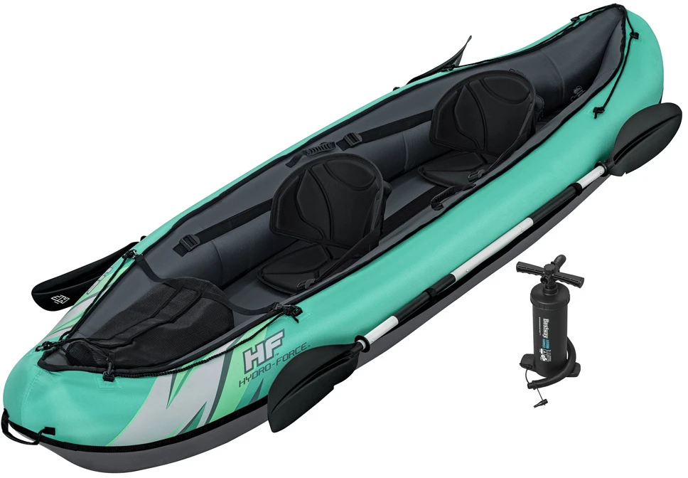 Bestway 2 asmenų kayak Ventura Elite X2 pripučiama valtis Hydro Force irklas 65052