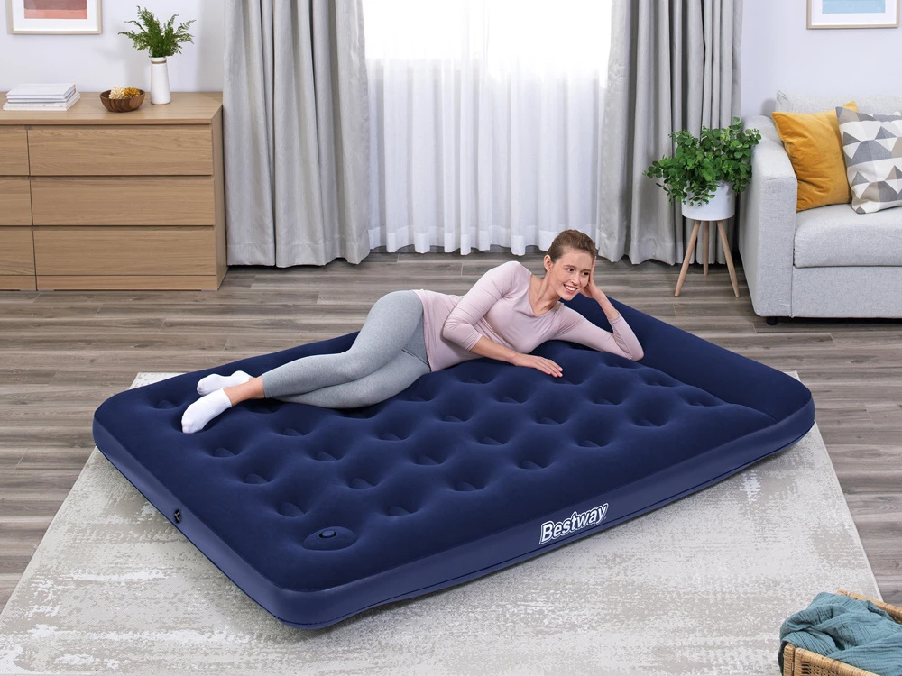 Bestway Air Mattress Queen pripučiamas čiužinys su įmontuota pompa 203x152 67226