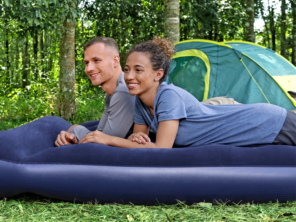 Bestway Air Mattress Queen pripučiamas čiužinys su įmontuota pompa 203x152 67226