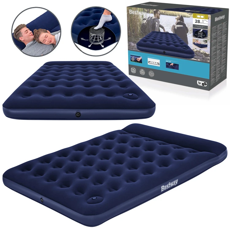 Bestway Air Mattress Queen pripučiamas čiužinys su įmontuota pompa 203x152 67226