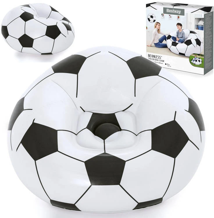 BESTWAY kėdė pripučiama Futbolas114cm x 112cm x 71cm, 75010B
