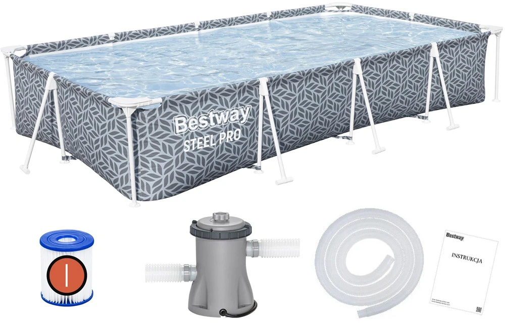 Bestway RĖMO baseinas 366 cm x 201 cm x 66 cm 7in1 561FV