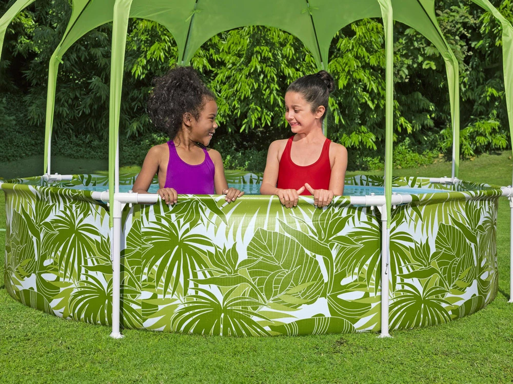 Sodo baseinas vaikams Bestway, 244 x 51 cm, žalias