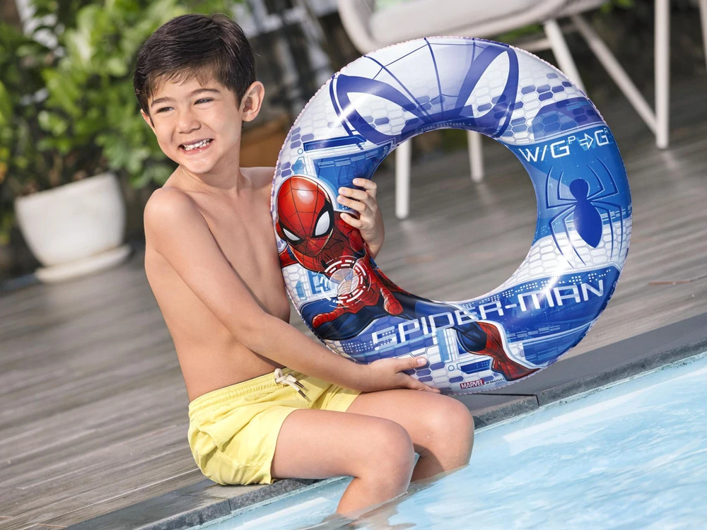 BESTWAY plaukimo ratas Spiderman 56cm, 98003