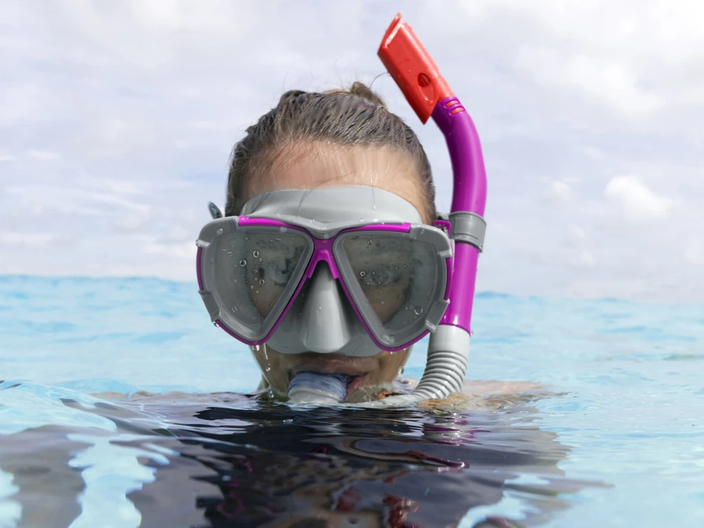 „Bestway“ kaukė su snorkele, skirta plaukti 14 ir daugiau nei