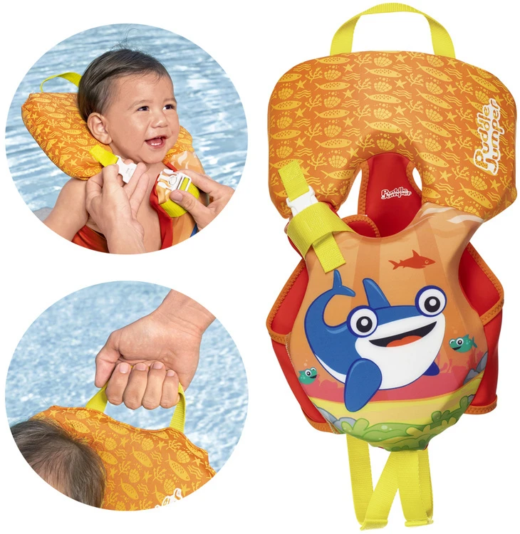 Bestway plaukimo liemenė vaikams su miela grafika Shark 90150