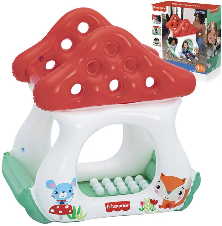Bestway Inflatable pool with balls MUSHROOM MUCHOMOREK Fisher Price 93570