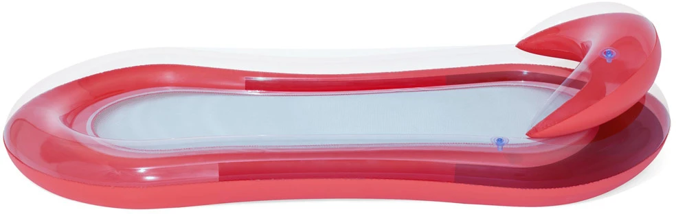 Bestway Inflatable mattress with mesh Vanduo lounger Raudonas 160cm 43103