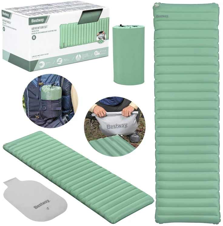 Bestway pripučiamas miegui skirtas čiužinys AdventuRest 188 x 58,5 x 7,5 cm 69617