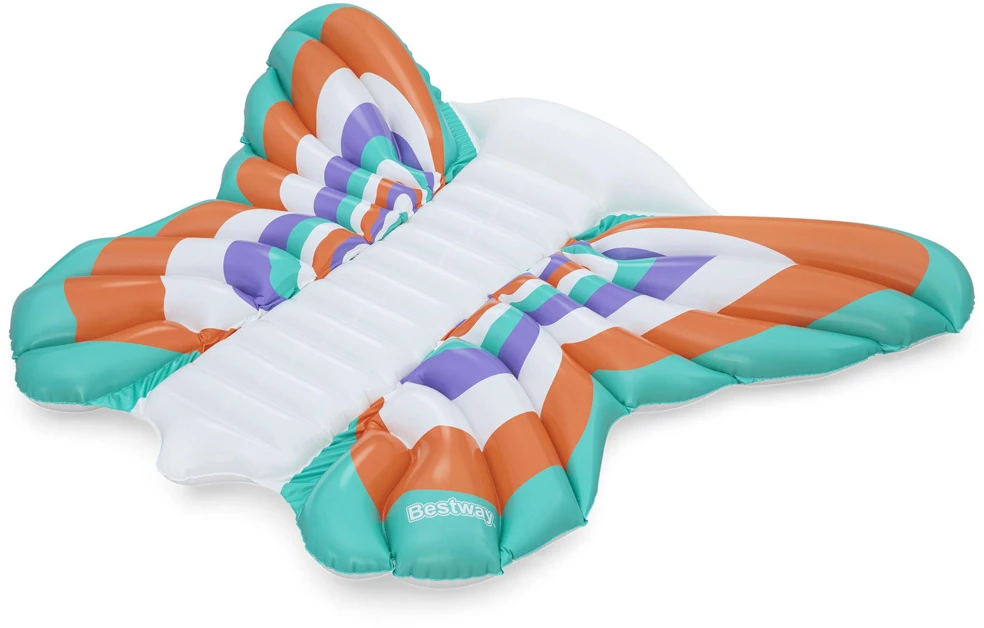 Bestway Pripučiamas paplūdimio čiužinys - didelis vandens gultas BUTTERFLY 193x176cm 43963