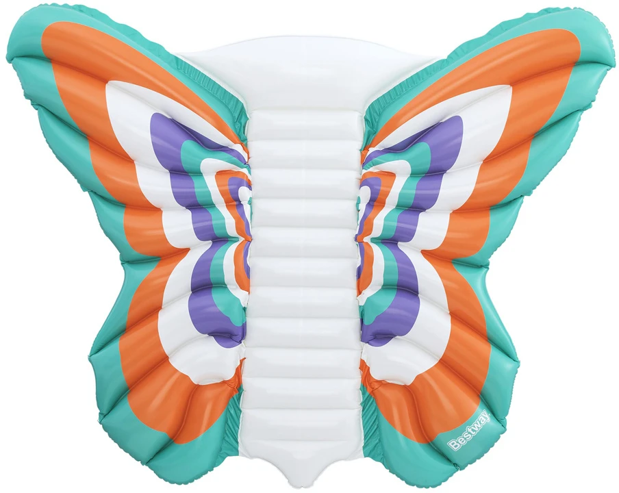 Bestway Pripučiamas paplūdimio čiužinys - didelis vandens gultas BUTTERFLY 193x176cm 43963
