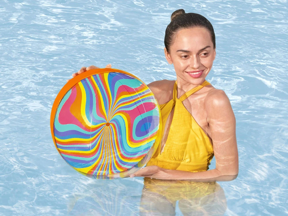 Bestway pripučiamas paplūdimio kamuolys TWIST 46cm 31042