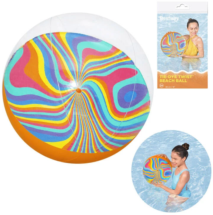 Bestway pripučiamas paplūdimio kamuolys TWIST 46cm 31042