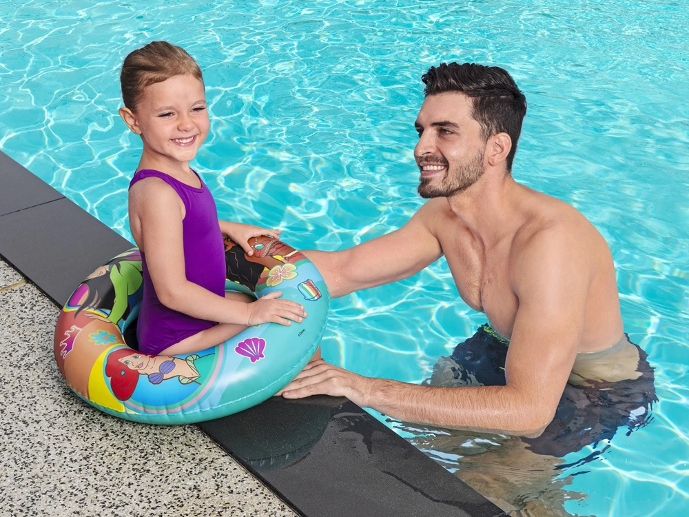Bestway pripučiamas plaukimo žiedas 56 cm Princess 91043