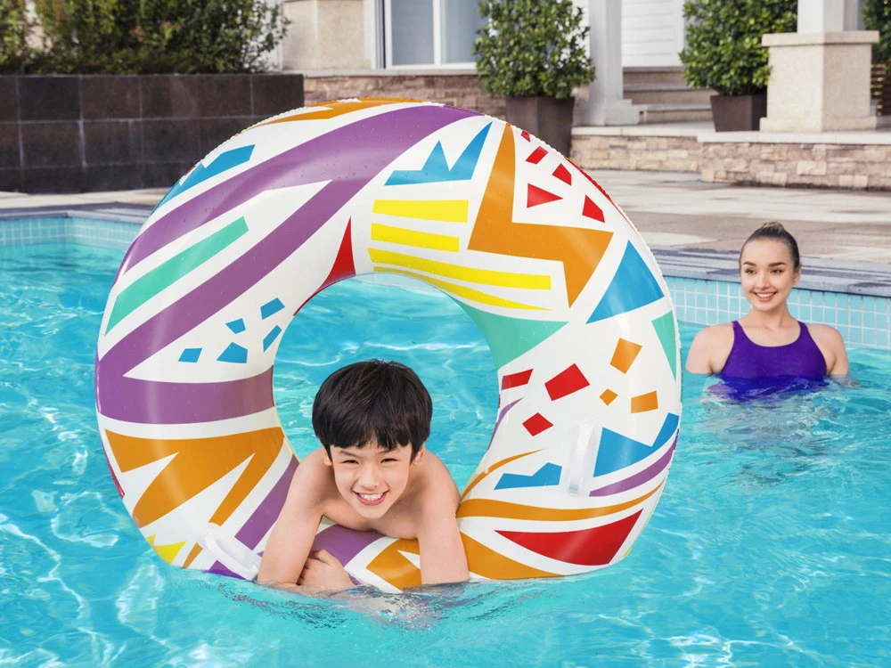 Bestway Pripučiamas plaukimo žiedas GEOMETRIC 107 cm 12+ 36228