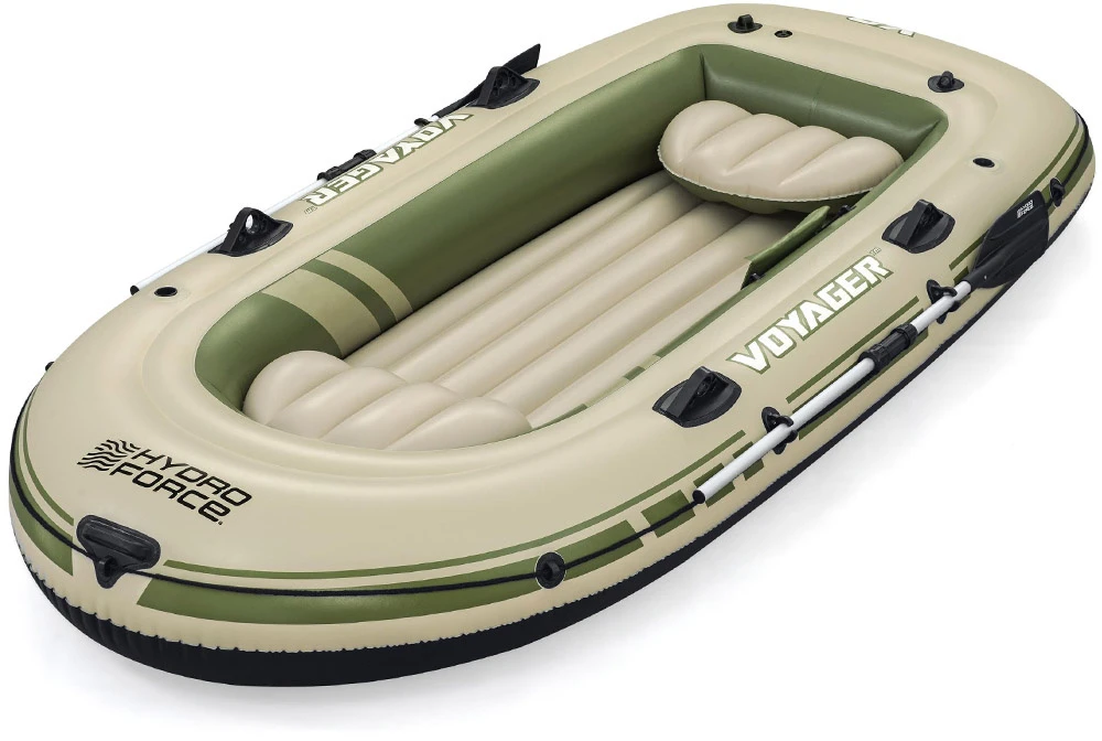 Bestway pripučiamas pontonas + irklai 294 x 137 cm Voyager X3 plaustų rinkinys 65164