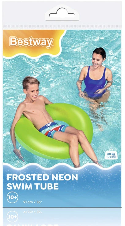 Bestway „Big Wheel“ plaukimo kelnės neoninės, 91 cm