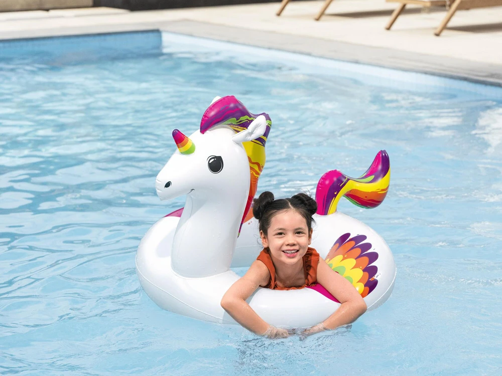 BESTWAY plaukimo ratas Fantasy Unicorn 119cm x 91cm., 36159