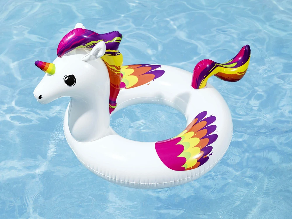 BESTWAY plaukimo ratas Fantasy Unicorn 119cm x 91cm., 36159