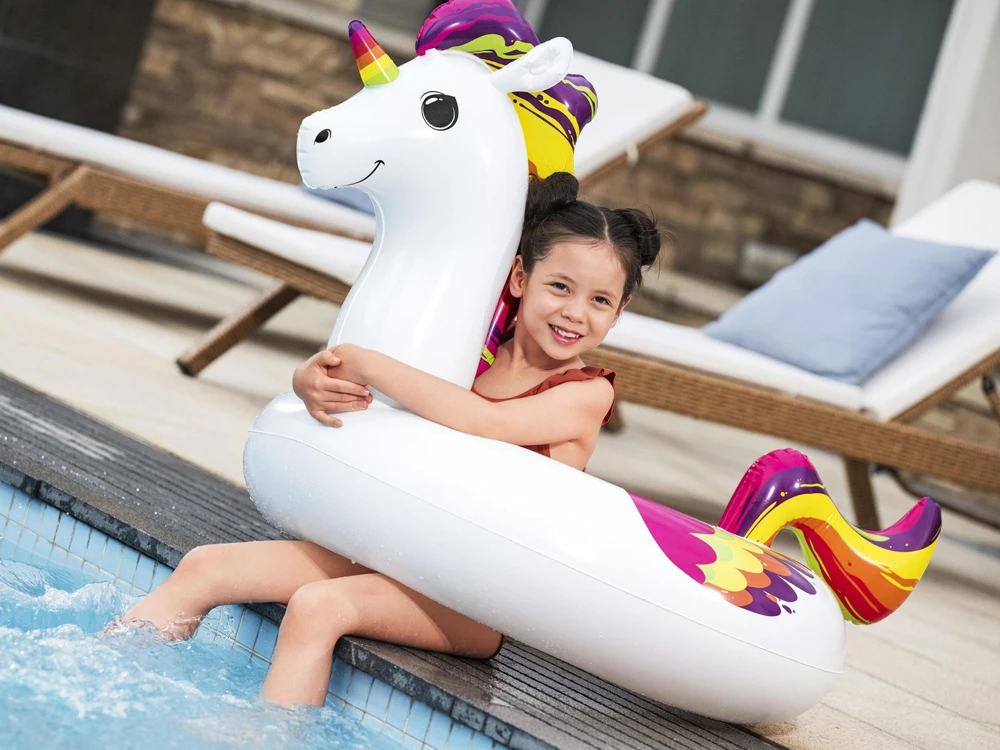 BESTWAY plaukimo ratas Fantasy Unicorn 119cm x 91cm., 36159
