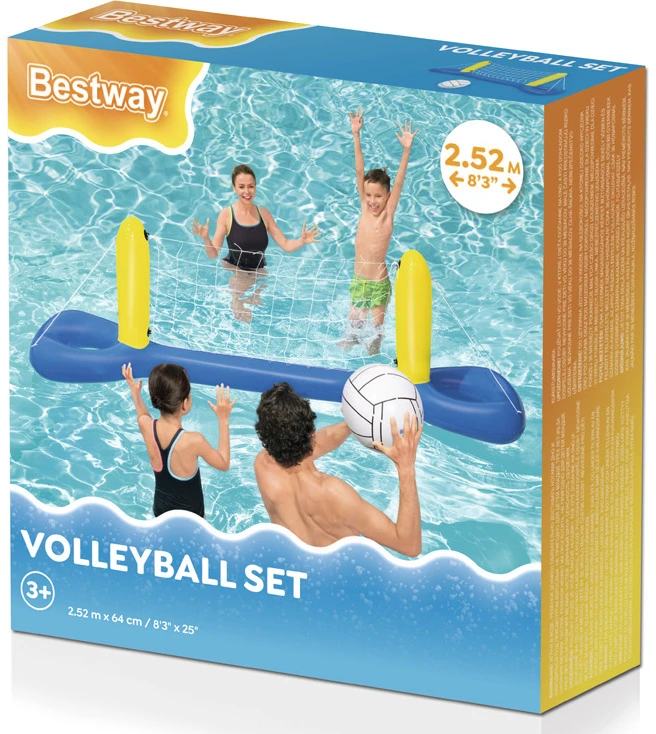 BESTWAY pripučiamas tinklinio rinkinys 2.44m x 64cm, 52133