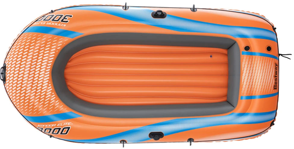 Bestway pripučiamų plaustų rinkinys Kondor Elite 3000 suklijomis ir pompa 61145