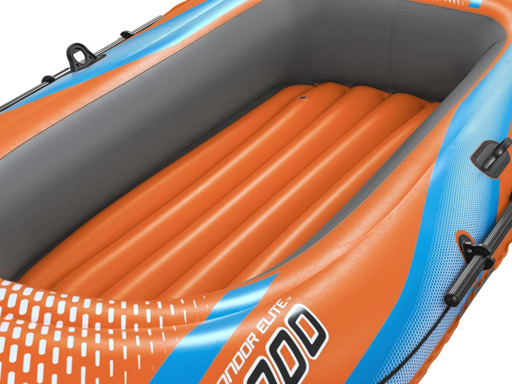 Bestway pripučiamų plaustų rinkinys Kondor Elite 3000 suklijomis ir pompa 61145