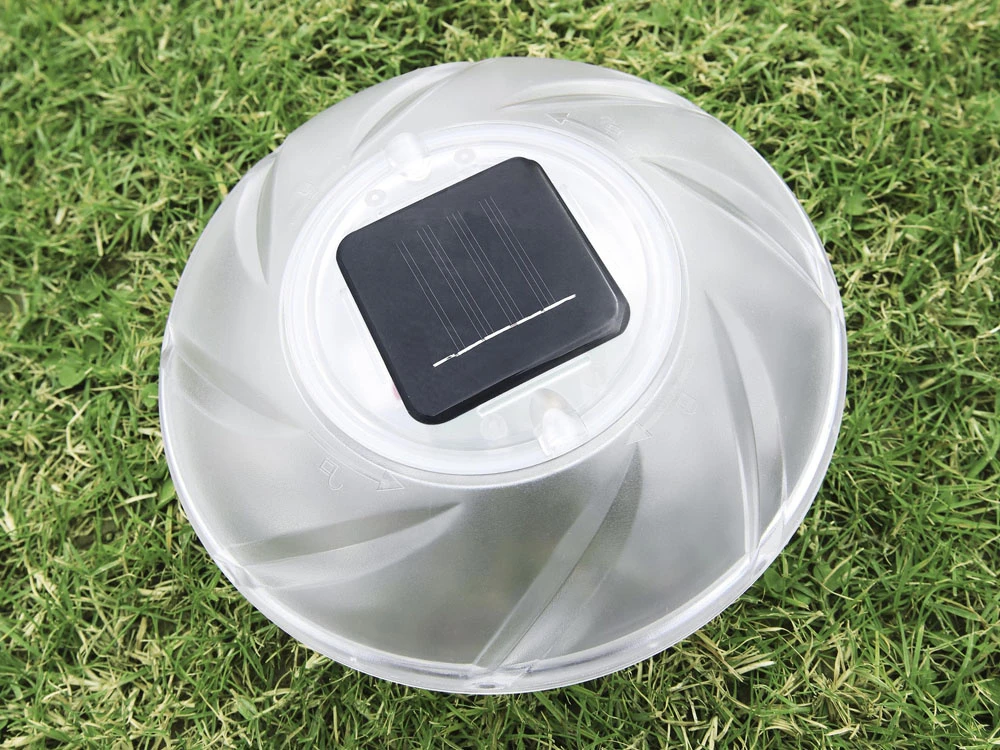 Bestway saulės energija varomas baseino šviestuvas, 18 cm skersmens, 58111