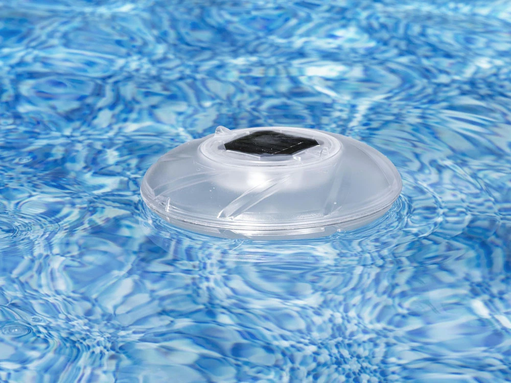 Bestway saulės energija varomas baseino šviestuvas, 18 cm skersmens, 58111