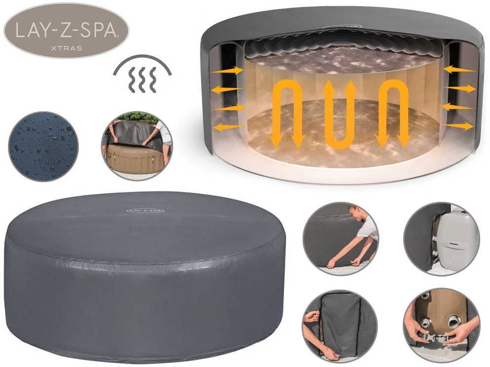 "Bestway ENEGYSENSE" šiluminis užvalkalas "Lay-Z-Spa" 196cm 60318