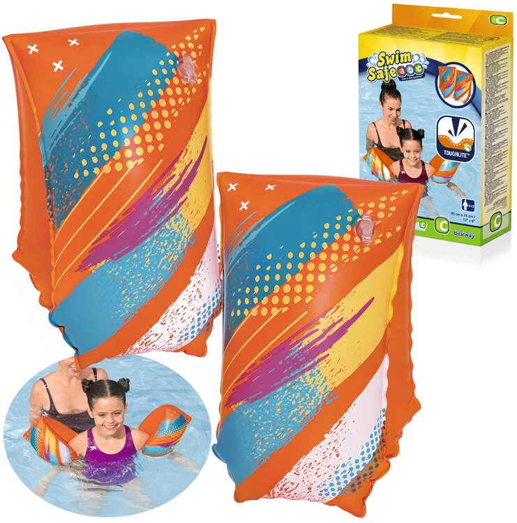 Bestway spalvingos plaukimo rankovės L/XL drugeliai 32274