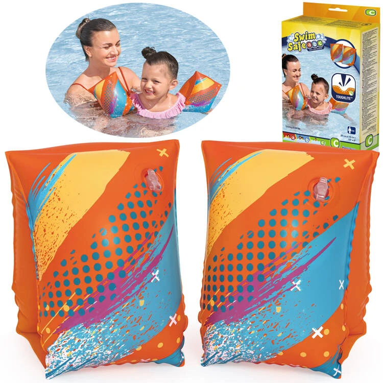 Bestway spalvingos plaukimo rankovės S/M drugeliai 32273