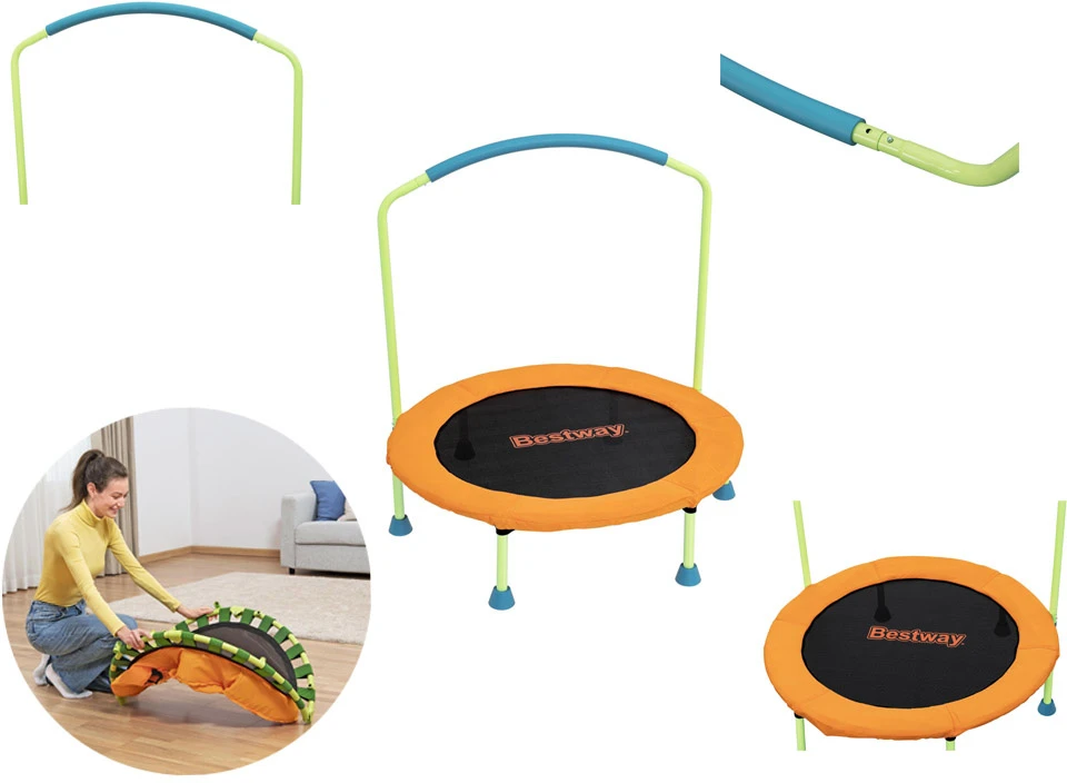 Bestway „Wonderjump“ batutas su rankena, skirta naudoti viduje/lauke, 91 x 96 cm, 59100