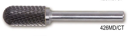 BETA PILNIK SUKAMASIS Z WĘGLIKA SPIEKANEGO, WALCOWY ZAOKRĄGLONY 8 x 19 mm, TRZPIEŃ 6mm 426MD/CT8