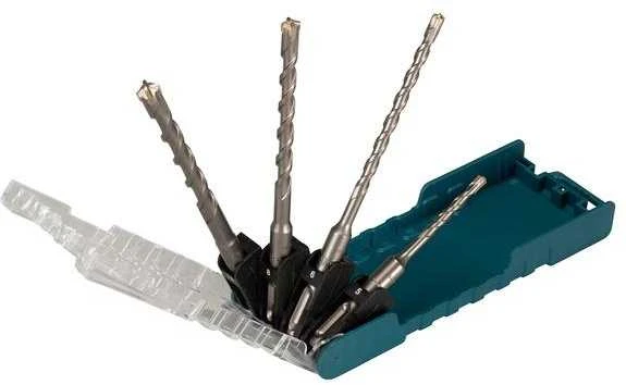 Makita TCT grąžtas SDS-PLUS perforatoriams / 4-ių pjovimo briaunų, 4vnt. Rinkinys (5x110, 6x160, 8x160, 10x160) E-14249