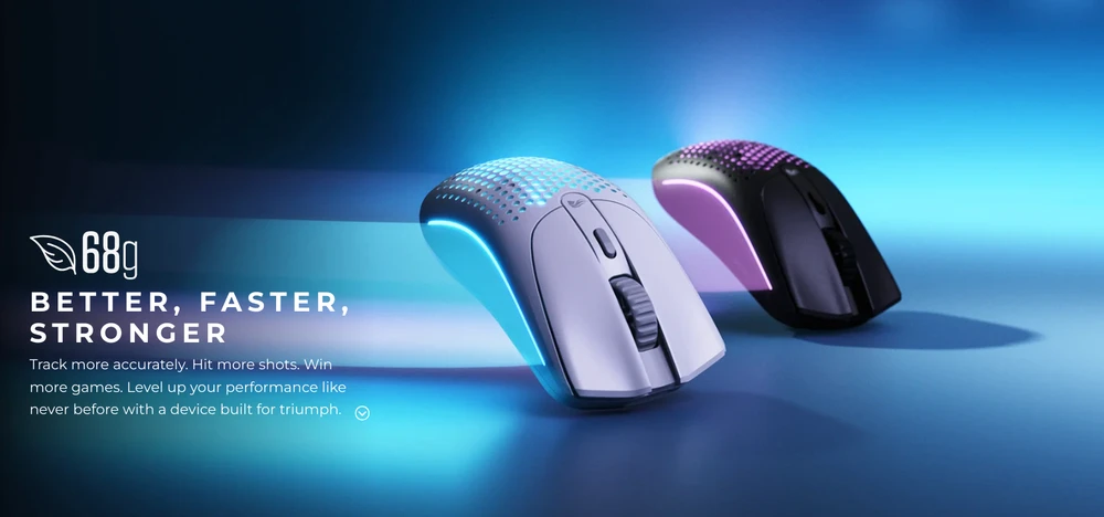 Glorious Model O 2 Matte Baltas Wireless (Balta Matinė) Belaidė Žaidimų Pelė