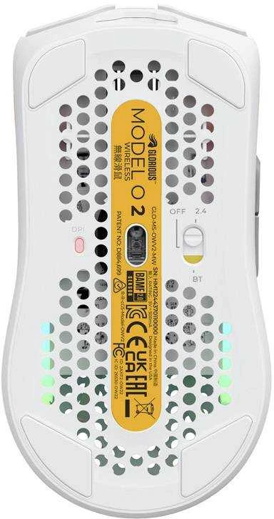 Glorious Model O 2 Matte Baltas Wireless (Balta Matinė) Belaidė Žaidimų Pelė