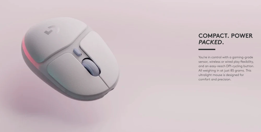 LOGITECH G705 Belaidė pelė žaidimams - OFF Baltas - EER2