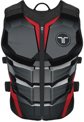 „bHaptics TactSuit Air Onyx“ liemenė su jutikliniais elementais