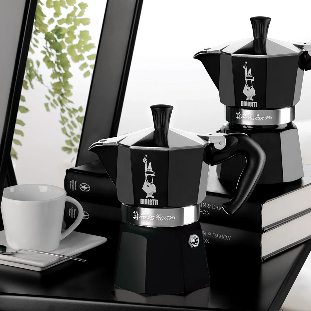 Moka kavinukas Bialetti Moka Express Juodas 3 cups